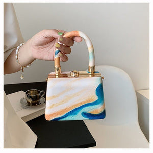 Contrast Color Artistic Ethnic Style Portable Clip Bag - MRC STOREAccessoriesMy StoreContrast Color Artistic Ethnic Style Portable Clip Bag - Vibrant and Functional My Store MRC STORECJNS229321404DWBlack