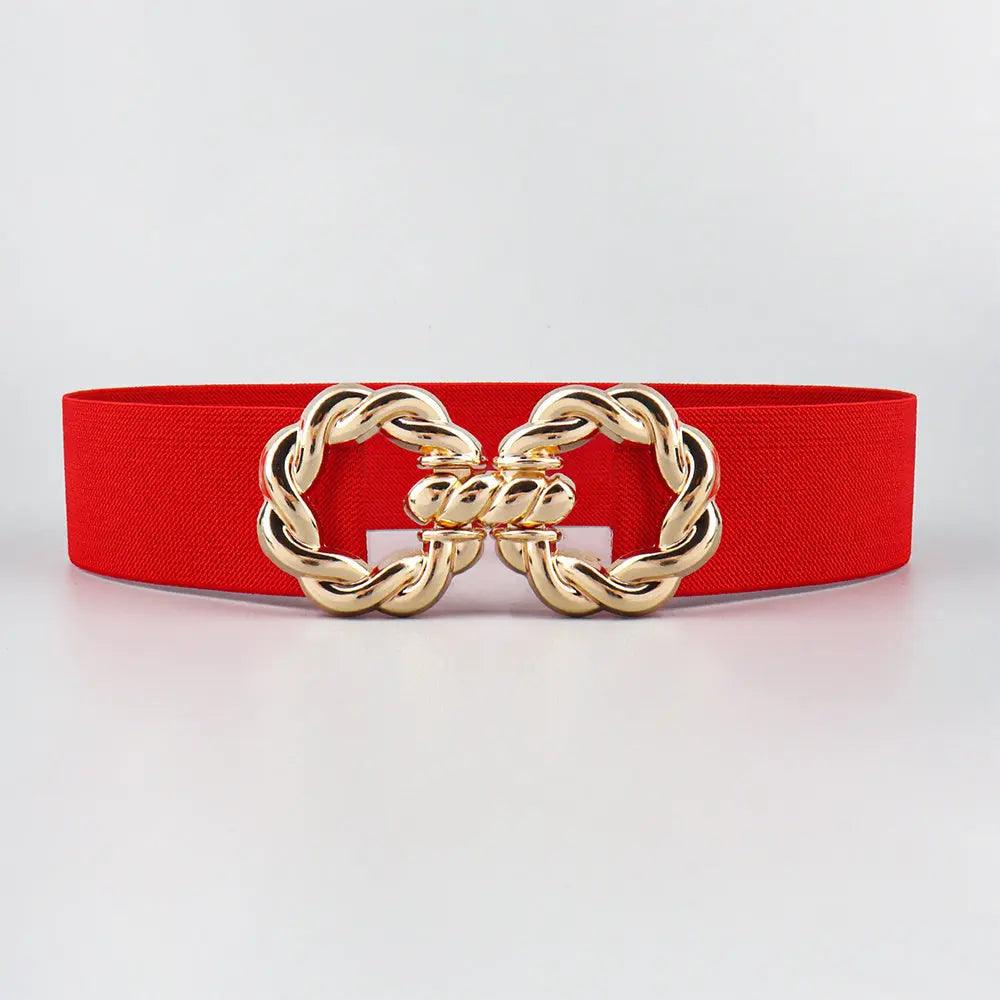 Decoration Round Metal Button down Belt - MRC STOREAccessoriesMy StoreDecoration Round Metal Button down Belt - MRC STOREMRC STORECJYD1684278-REDRED