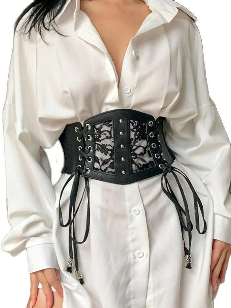 Lace Ladies Waistband Wide Elastic Corset Decoration - MRC STOREAccessoriesMy StoreLace Ladies Waistband Wide Elastic Corset Decoration - MRC STOREMRC STORECJYD151543501AZBlack