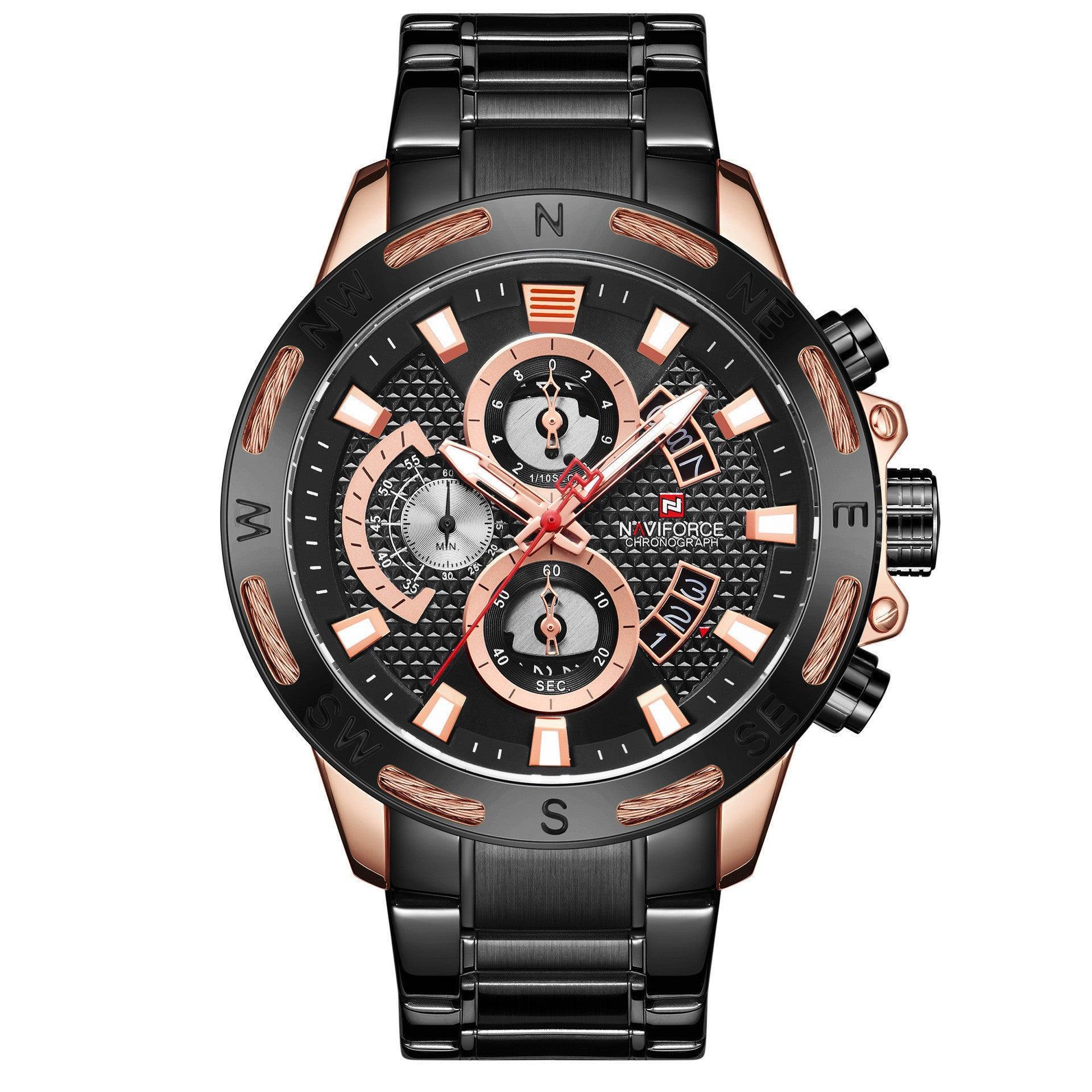 NaviForce NF9165 Multifunctional Waterproof Quartz Watch - MRC STOREAccessoriesMy StoreNaviForce NF9165 Multifunctional Waterproof Quartz Watch - MRC STOREMRC STORECJZBNSSY01321-BlackBlack