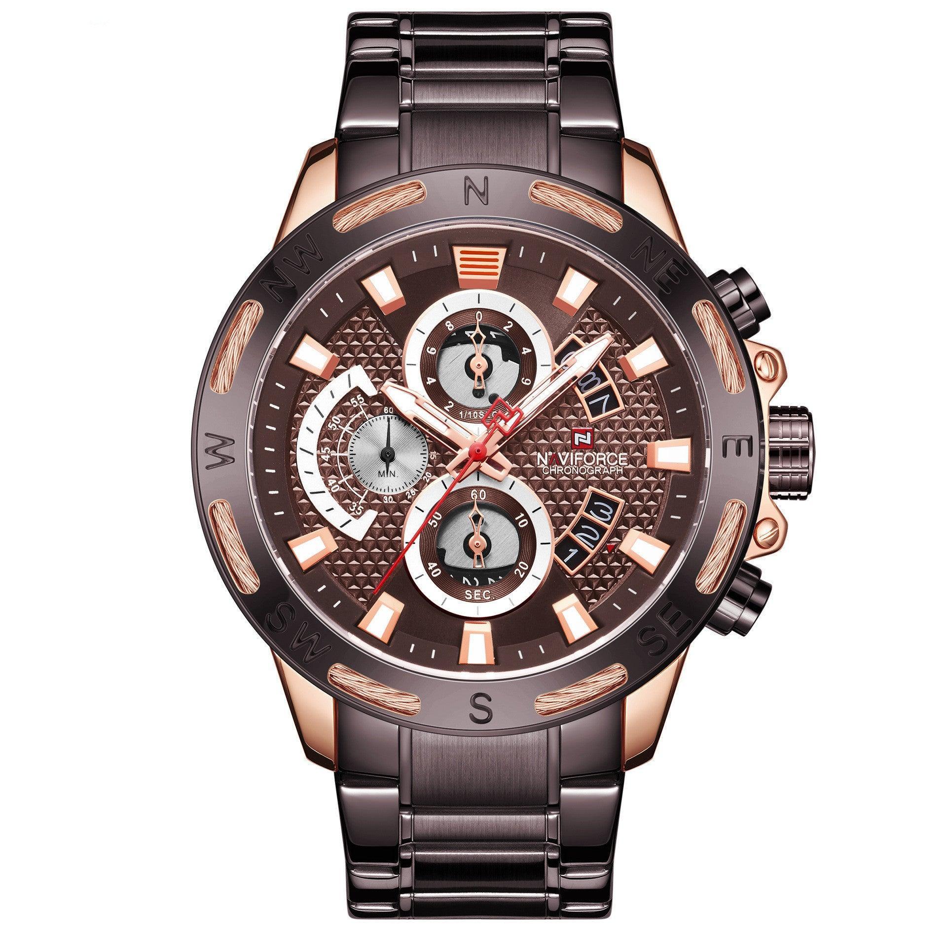 NaviForce NF9165 Multifunctional Waterproof Quartz Watch - MRC STOREAccessoriesMy StoreNaviForce NF9165 Multifunctional Waterproof Quartz Watch - MRC STOREMRC STORECJZBNSSY01321-Coffee colorCoffee color