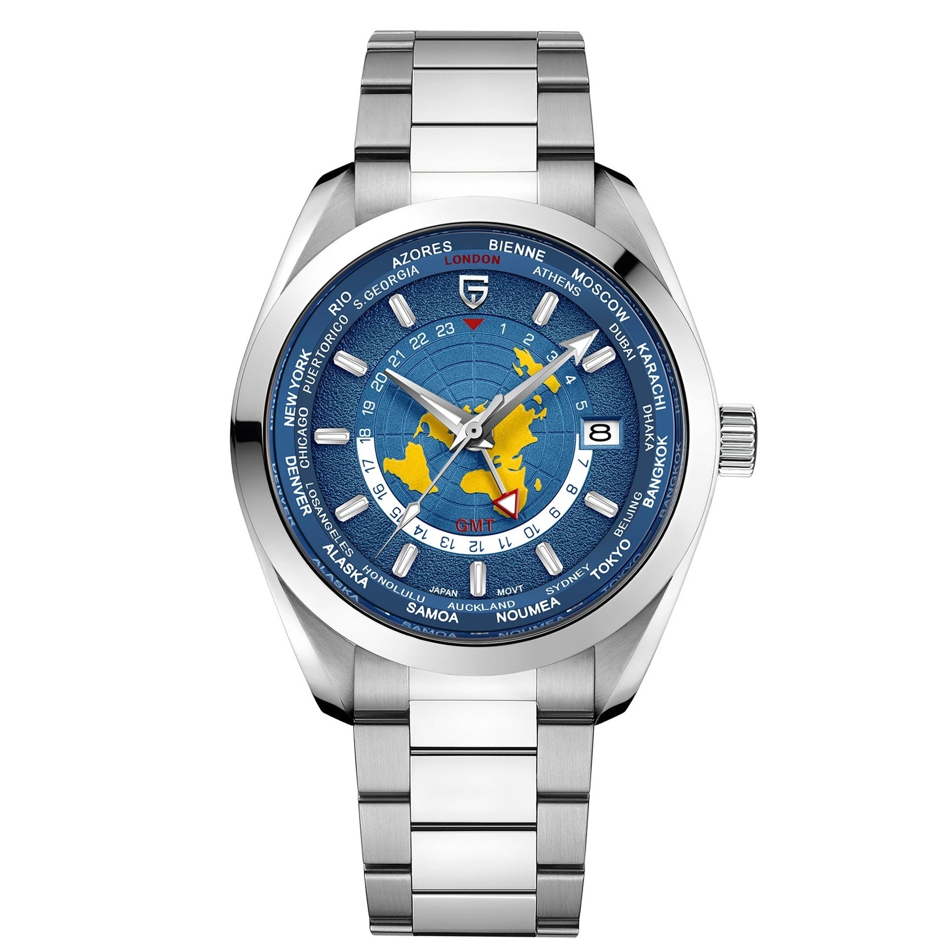 Pagani Design 1788 GMT Automatic Watch – Luxury Dual Time Zone Men's Watch - MRC STOREAccessoriesMy StorePagani Design 1788 GMT Automatic Watch – Luxury Dual Time Zone Men's WatchMRC STORECJJX223885001AZBlue
