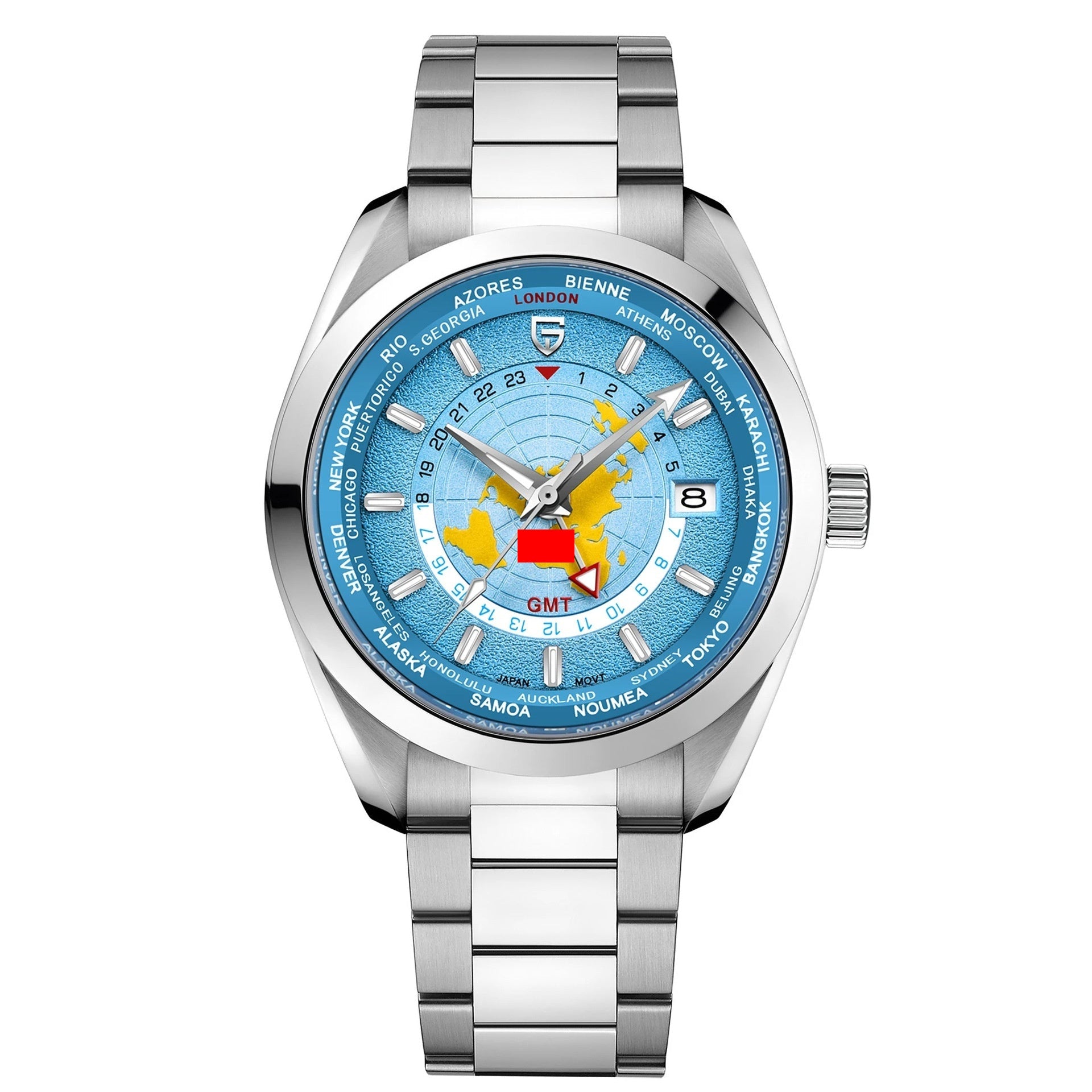 Pagani Design 1788 GMT Automatic Watch – Luxury Dual Time Zone Men's Watch - MRC STOREAccessoriesMy StorePagani Design 1788 GMT Automatic Watch – Luxury Dual Time Zone Men's WatchMRC STORECJJX223885002BYLight Blue