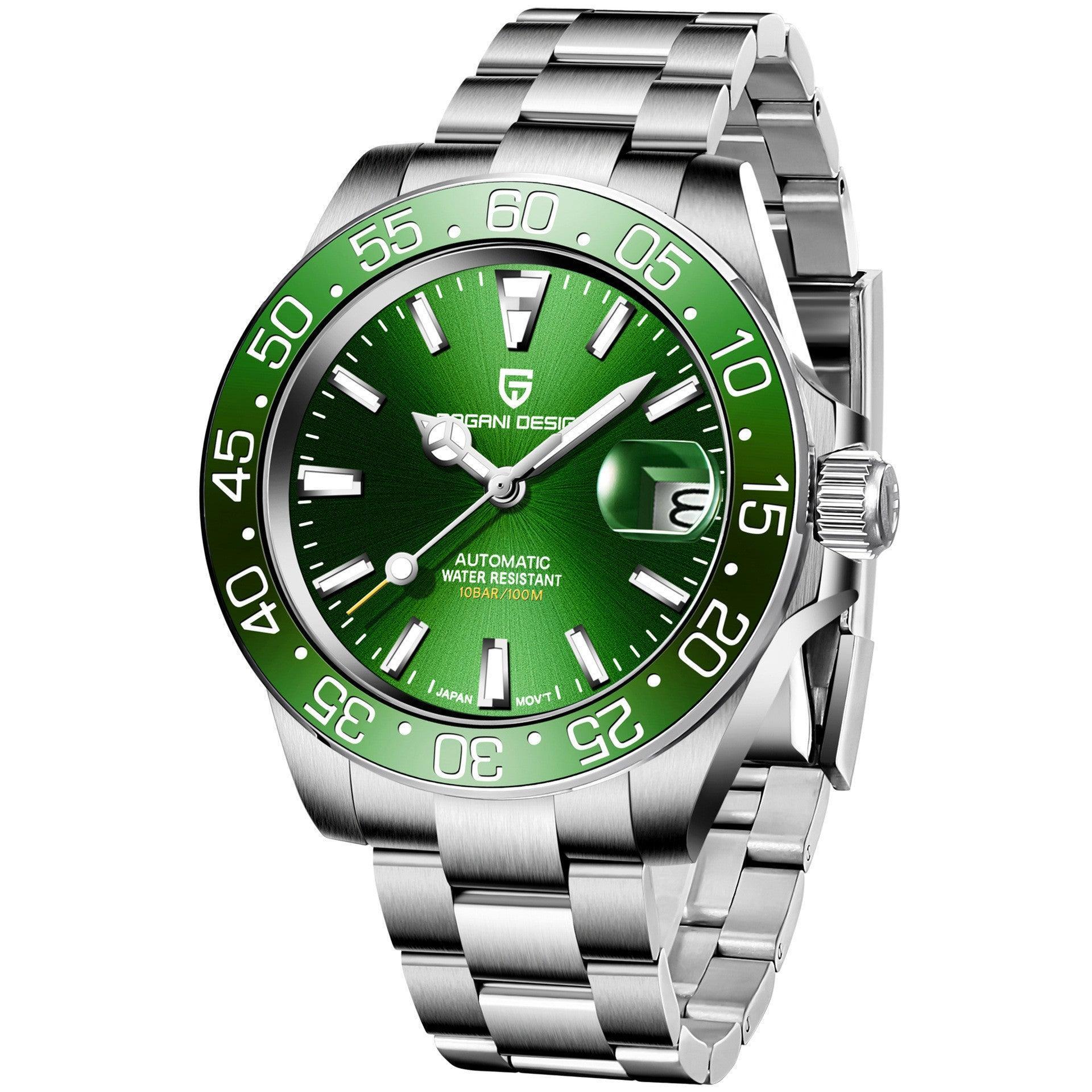 Pagani Design Men's Waterproof Mechanical Business Watch - MRC STOREAccessoriesMy StorePagani Design Men's Waterproof Mechanical Business Watch - MRC STOREMRC STORECJZBNSJX00896-GreenGreen
