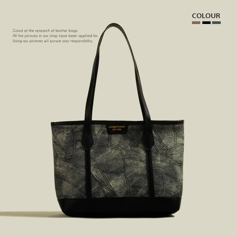 Rhombus Simple Tote Bag Women - MRC STOREAccessoriesMy StoreRhombus Simple Tote Bag Women - MRC STOREMRC STORECJNS189828701AZBlack
