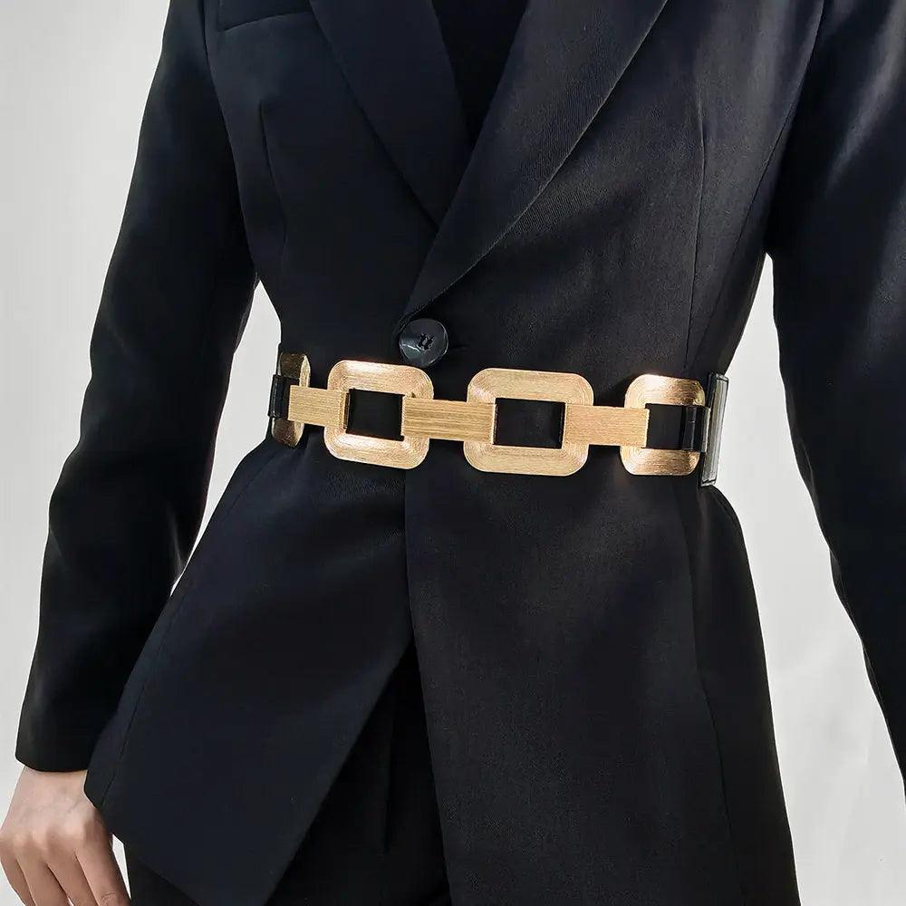 The New Gold Black Wide Belt Decoration - MRC STOREAccessoriesMy StoreThe New Gold Black Wide Belt Decoration - MRC STOREMRC STORECJYD1611009-BLACKBLACK