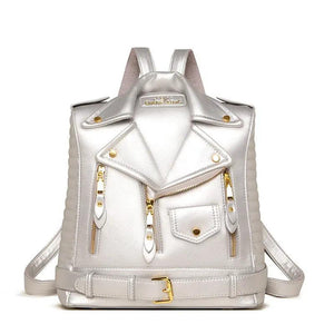 Trendy Leather Textured Jacket Backpack - MRC STOREAccessoriesMy StoreTrendy Leather Textured Jacket Backpack - MRC STOREMRC STORECJNS192752201AZBlack