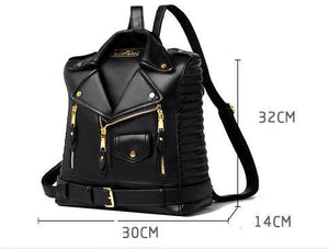 Trendy Leather Textured Jacket Backpack - MRC STOREAccessoriesMy StoreTrendy Leather Textured Jacket Backpack - MRC STOREMRC STORECJNS192752202BYPink
