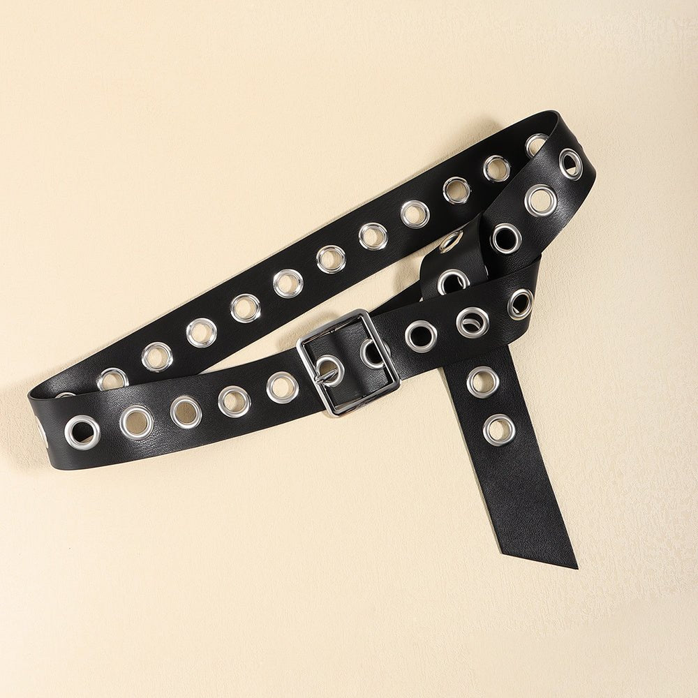 Unisex Punk Belt - Hollow PU Fashion - MRC STOREAccessoriesMy StoreUnisex Punk Belt - Hollow PU Fashion My Store MRC STORECJYD197647201AZBLACK