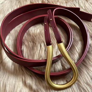 Women’s Leather Belt - Retro Gold Copper Buckle - MRC STOREAccessoriesMy StoreWomen’s Leather Belt - Retro Gold Copper Buckle My Store 22.44MRC STORECJNSFSYD00471-RedRed