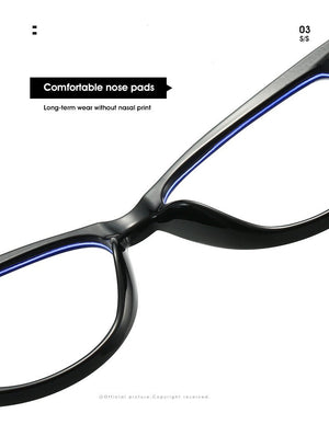 Unisex Cat Eye Glasses - Anti - Blue Retro Fit - MRC STOREAccessoriesMy StoreUnisex Cat Eye Glasses - Anti - Blue Retro Fit My Store MRC STORECJYD234950402BYTwo Leopard Print Middle BlackTransparent