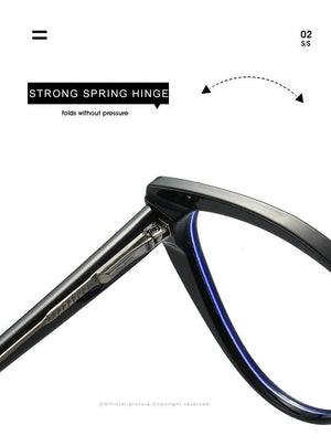 Unisex Cat Eye Glasses - Anti - Blue Retro Fit - MRC STOREAccessoriesMy StoreUnisex Cat Eye Glasses - Anti - Blue Retro Fit My Store MRC STORECJYD234950402BYTwo Leopard Print Middle BlackTransparent