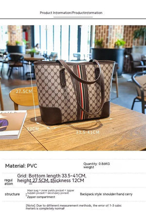 Korean Fashion Printed Tote Bag - MRC STOREAccessoriesMy StoreKorean Fashion Printed Tote Bag - MRC STOREMRC STORECJNS185171501AZBrown