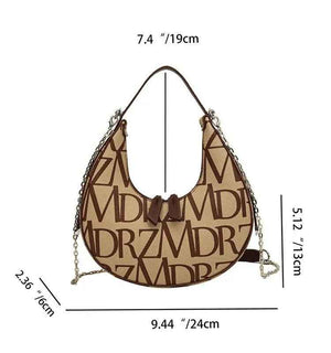 Women’s Crossbody Bag - Dumpling PU Chain - MRC STOREAccessoriesMy StoreWomen’s Crossbody Bag - Dumpling PU ChainMRC STORECJNS198803201AZBrown