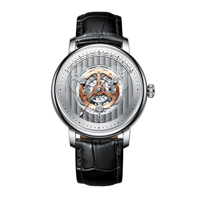 Automatic Hollow Mechanical Watch - 5 ATM Waterproof watch - MRC STOREAccessoriesMy StoreAutomatic Hollow Mechanical Watch - 5 ATM Waterproof watch - MRC STOREMRC STORECJJX167831903CXSilver black