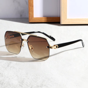 Men’s Fashion Sunglasses - Versatile Silver Gold - MRC STOREAccessoriesMy StoreMen’s Fashion Sunglasses - Versatile Silver Gold My Store 14.99MRC STORECJCF235197604DWGold Frame Double Tea
