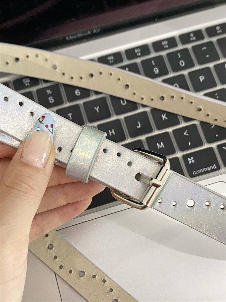Women’s Thin Belt - XINGX All - Match Laser - MRC STOREAccessoriesMy StoreWomen’s Thin Belt - XINGX All - Match Laser My Store 40.90MRC STORECJYD206652705EVSilver