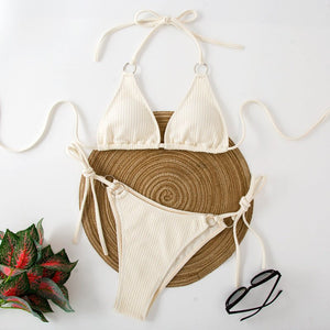 Women’s Bikini Set - Side Tie Thong Swimsuit - MRC STOREbikini setMy StoreWomen’s Bikini Set - Side Tie Thong Swimsuit My Store 25.92MRC STORECJTZ203359312LOBeigeL