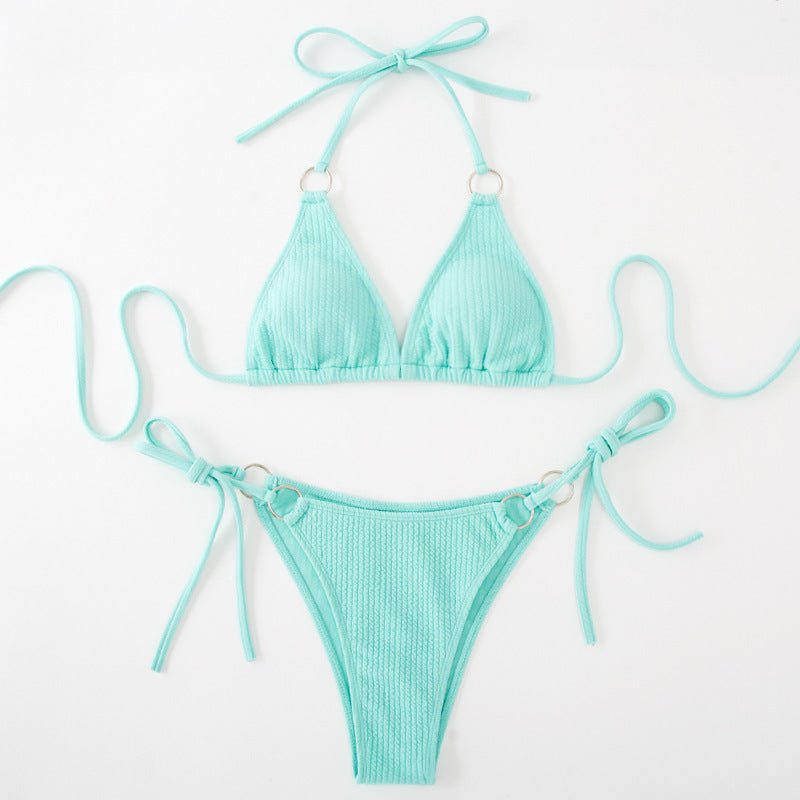 Women’s Bikini Set - Side Tie Thong Swimsuit - MRC STOREbikini setMy StoreWomen’s Bikini Set - Side Tie Thong Swimsuit My Store 25.92MRC STORECJTZ203359315OLGreenL