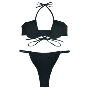 Bikini Swimsuit - Fashion Split Design - MRC STOREbikini setMy StoreWomen’s Bikini Swimsuit - Fashion Split Design My Store MRC STORECJYJ197386103CXBlackL