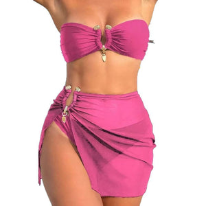 Women’s Bikini Three - Piece - Backless Swimsuit - MRC STOREbikini setMy StoreWomen’s Bikini Three - Piece - Backless Swimsuit My Store MRC STORECJYJ242436907GTBlackL