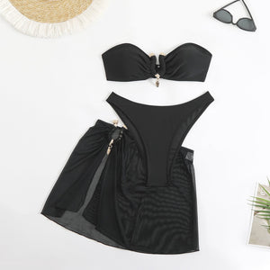 Women’s Bikini Three - Piece - Backless Swimsuit - MRC STOREbikini setMy StoreWomen’s Bikini Three - Piece - Backless Swimsuit My Store MRC STORECJYJ242436911KPPinkL