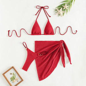 Women’s Mesh Three - Piece Swimsuit - MRC STOREbikini setMy StoreWomen’s Mesh Three - Piece Swimsuit My Store 35.00MRC STORECJYD247105903CXBright RedL