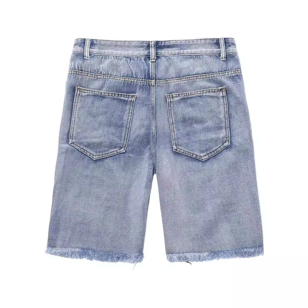 Men’s Ripped Shorts - Hip Hop Denim Blue - MRC STOREbottomMy StoreMen’s Ripped Shorts - Hip Hop Denim Blue My Store MRC STORECJXX236526104DWBlue2XL