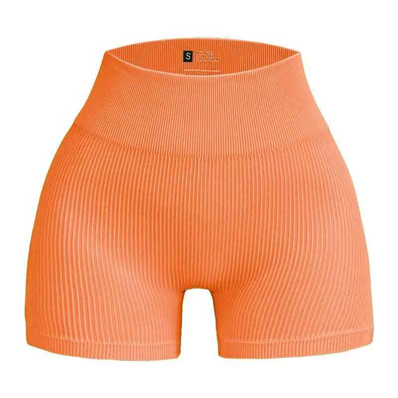 Seamless Thread Yoga Shorts - MRC STOREbottomsMy StoreSeamless Thread Yoga ShortsMRC STORECJDK203708448VELight OrangeL Code