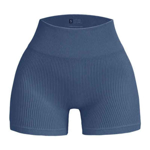 Seamless Thread Yoga Shorts - MRC STOREbottomsMy StoreSeamless Thread Yoga ShortsMRC STORECJDK203708421UFBlueL Code