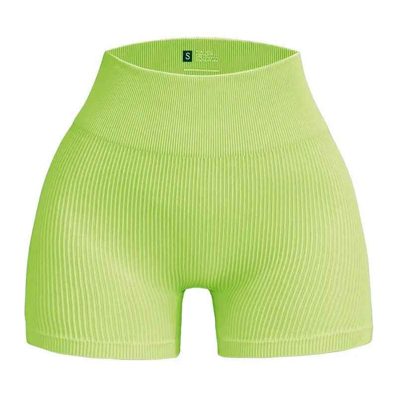 Seamless Thread Yoga Shorts - MRC STOREbottomsMy StoreSeamless Thread Yoga ShortsMRC STORECJDK203708424XCApple GreenL Code