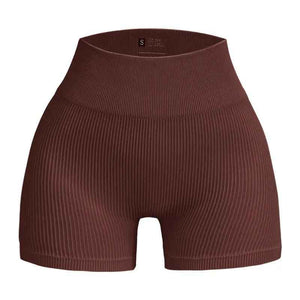 Seamless Thread Yoga Shorts - MRC STOREbottomsMy StoreSeamless Thread Yoga ShortsMRC STORECJDK203708415OLBrownL Code