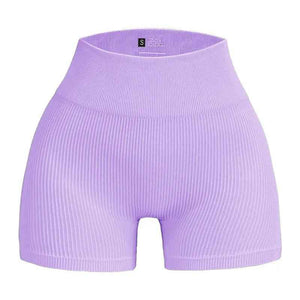 Seamless Thread Yoga Shorts - MRC STOREbottomsMy StoreSeamless Thread Yoga ShortsMRC STORECJDK203708430DWLight PurpleL Code