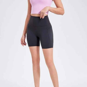 Wear Free high waist fitness pants in brown, stylish and comfortable workout bottoms from My Store, suitable for active wear.