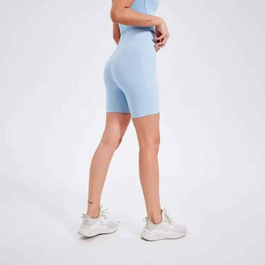 Wear Free high waist fitness pants in beans brown, stylish and comfortable workout bottoms from My Store.