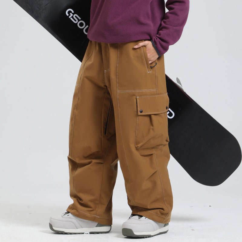 Ski Pants Unisex - Waterproof Wide Leg - MRC STOREbottomsMy StoreSki Pants Unisex - Waterproof Wide LegMRC STORECJYD230831714NMBrownL