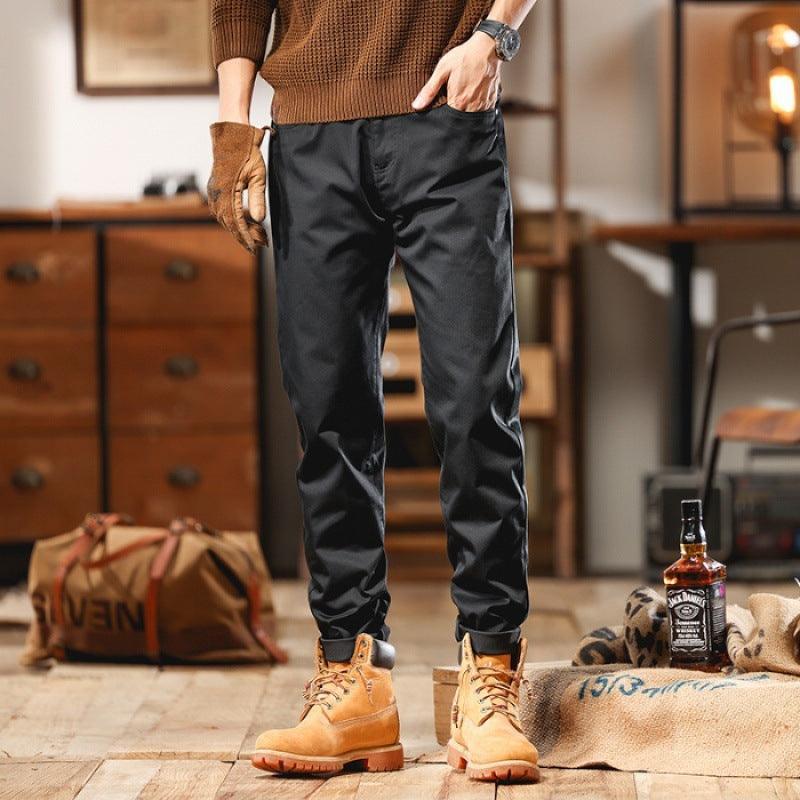 Solid Color Business Style Slim - Fitting Long Pants - MRC STOREbottomsMy StoreSolid Color Business Style Slim - Fitting Long Pants - MRC STOREMRC STORECJXX214211801AZBlack28