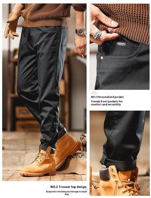 Solid Color Business Style Slim - Fitting Long Pants - MRC STOREbottomsMy StoreSolid Color Business Style Slim - Fitting Long Pants - MRC STOREMRC STORECJXX214211801AZBlack28