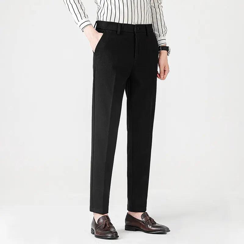 Woolen Men's Casual Stretch Suit Pants - MRC STOREbottomsMy StoreWoolen Men's Casual Stretch Suit Pants - MRC STOREMRC STORECJXX196447501AZBlack28