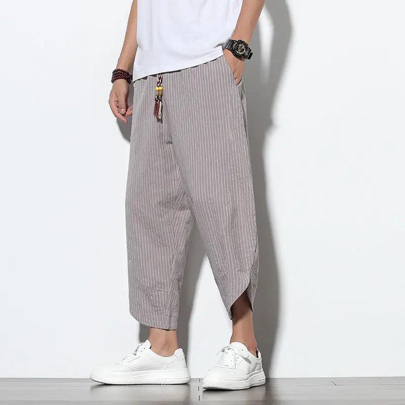 Chinese Style Cotton Linen Harem Pants - MRC STOREbottomsMy StoreChinese Style Cotton Linen Harem Pants - MRC STOREMRC STORECJHL105889911KPGrey2XL