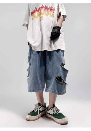 Retro Straight Shorts - MRC STOREbottomsMy StoreRetro Straight ShortsMRC STORECJXX203982105EVBlack2XL