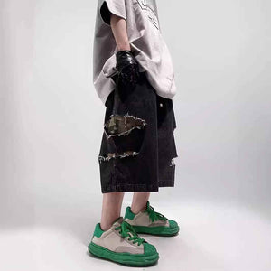 Retro Straight Shorts - MRC STOREbottomsMy StoreRetro Straight ShortsMRC STORECJXX203982105EVBlack2XL