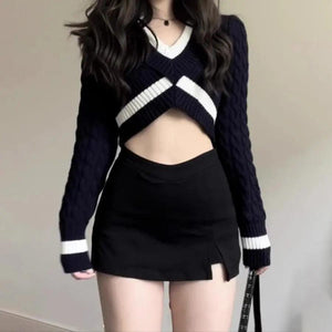 V - Shaped Hip Skirt - MRC STOREbottomsMy StoreV - Shaped Hip Skirt - MRC STOREMRC STORECJQZ210053806FUBlack2XL