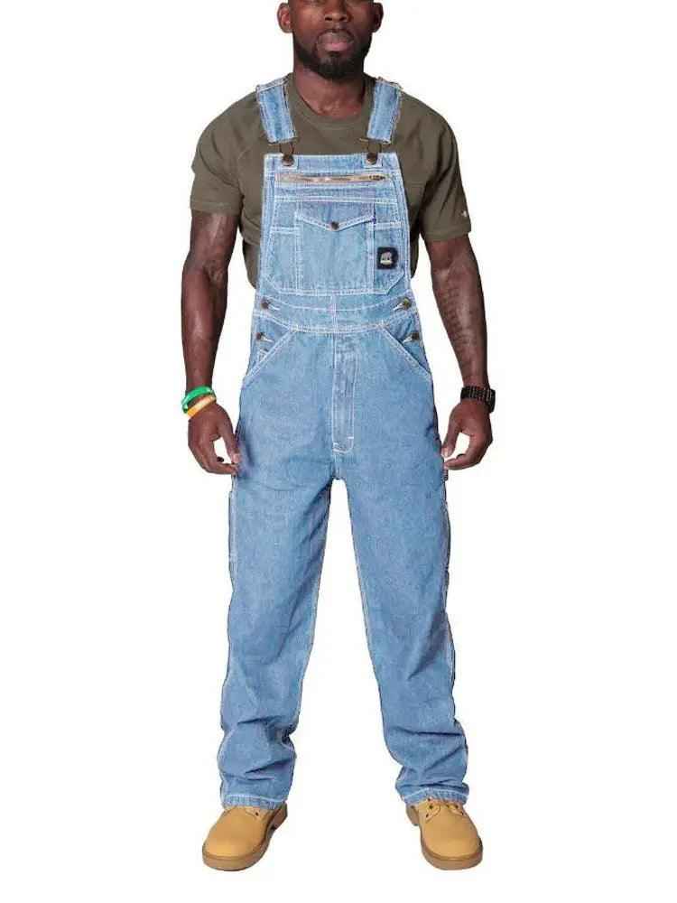 Work jeans With Shoulder Straps - MRC STOREbottomsMy StoreWork jeans With Shoulder StrapsMRC STORECJXX207777513MNLight Blue4XL