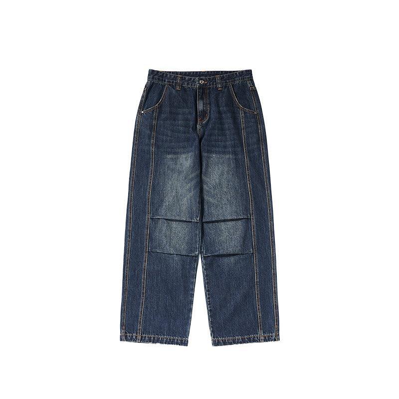 Men's Loose Retro Straight Jeans - MRC STOREbottomsMy StoreMen's Loose Retro Straight Jeans - MRC STOREMRC STORECJXX214069911KPDenim BlueL