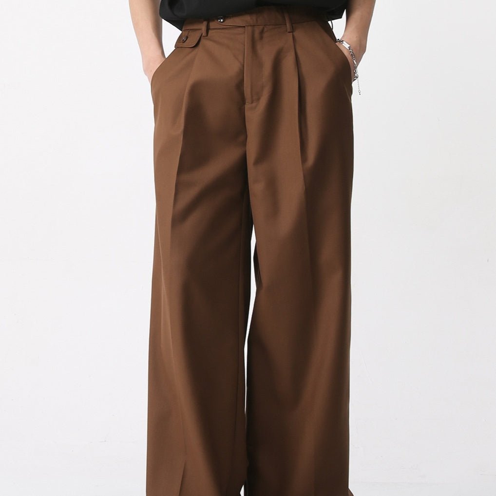 Men’s Casual Suit Pants - Retro Straight Fit - MRC STOREbottomsMy StoreMen’s Casual Suit Pants - Retro Straight Fit My Store MRC STORECJXX240285302BYBlackL