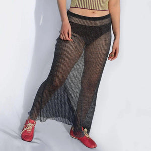 See through Pleated Fashion Skirt - MRC STOREbottomsMy StoreSee through Pleated Fashion Skirt - MRC STOREMRC STORECJQZ206047406FUBlackL