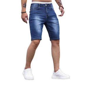 Stretch Denim Shorts - MRC STOREbottomsMy StoreStretch Denim ShortsMRC STORECJXX209862308HSBlueL