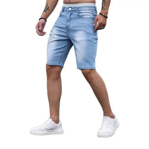 Stretch Denim Shorts - MRC STOREbottomsMy StoreStretch Denim ShortsMRC STORECJXX209862303CXLight BlueL