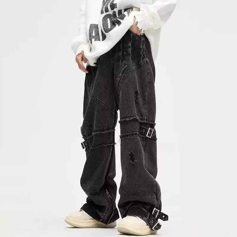 Vintage Distressed Denim - MRC STOREbottomsMy StoreVintage Distressed DenimMRC STORECJXX203260703CXBlackL